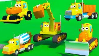 MIGHTY MACHINES CONSTRUCTION SONG FOR KIDS WITH DUMP TRUCK BULLDOZER EXCAVATOR [upl. by Alahs]