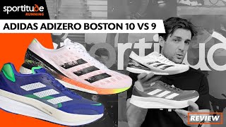 Adidas Adizero Boston 10 vs 9 Comparison Shoe Review  Sportitude [upl. by Collins]