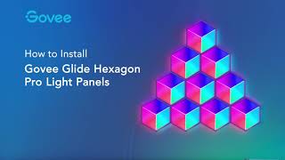 How to Install Govee Glide Hexagon Pro Light Panels [upl. by Leach453]