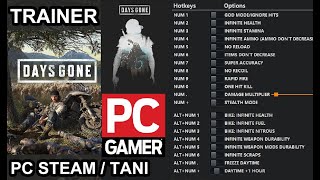 DAYS GONE TRAINER PC GAME COMPLETED STEAMEPICTANI USER [upl. by Dlawso]