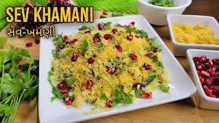 Sev Khamani  Amiri Khaman  Easy Recipe [upl. by Nerrad]