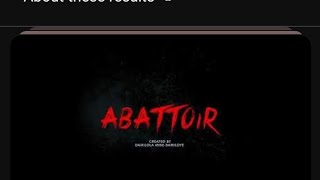 A Review of Abattoir Season 1 Ep 1 by Damilola MikeBamiloye [upl. by Laspisa384]