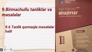 DİMTənlik qurmaqla məsələlər həlli [upl. by Cheke]