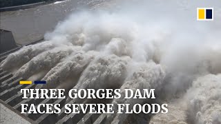 China’s Three Gorges Dam faces severe flooding as Yangtze overflows [upl. by Pressey]