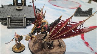 AoS Battle Report Hedonites of Slaanesh vs Soulblight Gravelords [upl. by Bourque]