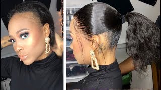 The BEST FRONTAL PONYTAIL Tutorial [upl. by Letty]