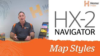 Hema HX2  Map Styles [upl. by Aneehsyt]