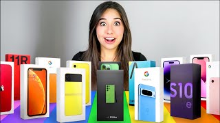 I Bought EVERY Color Smartphone [upl. by Erodaeht]