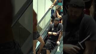 FUNNY WET FART PRANK ON THE ESCALATOR [upl. by Ynattirb]