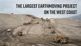 Largest Earthmoving Project on the West Coast [upl. by Anat]