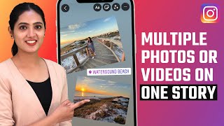 How To Add Multiple Photos Or Videos In One Instagram Story [upl. by Yma]