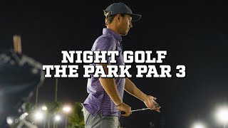 Night Golf at The Park Par 3 Course West Palm Beach FL [upl. by Dunton925]