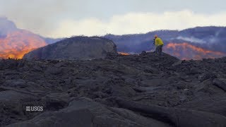 Kīlauea Volcano — Lava Scenes From Fissure 8 [upl. by Aihsercal]