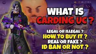 What is CARDING UC in PUBG   Legal Or Illegal 🤔 [upl. by Tulley]