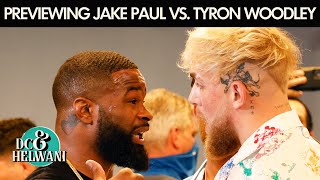 Previewing Jake Paul vs Tyron Woodley  DC amp Helwani [upl. by Savart]