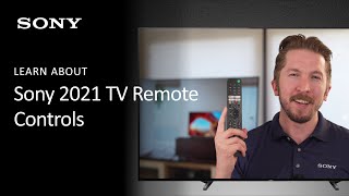 Sony  Learn How To Use Your TV Remote On Sony 2021 BRAVIA TVs [upl. by Mandler]