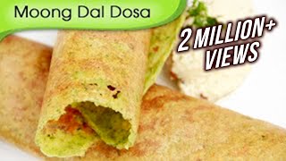 Moong Dal Dosa  Easy To Make Dosa Recipe  Popular South Indian Breakfast Recipe By Ruchi Bharani [upl. by Eigla]