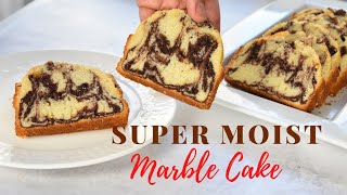 How to make Super Moist Vanilla amp Chocolate Marble Cake [upl. by Ativla423]