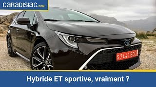 Toyota Corolla Touring Sports 2019  hybride et sportive vraiment [upl. by Herrod]