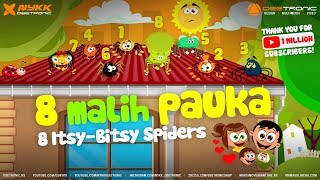 1 MALI PAUK  8 ITSY BITSY SPIDER  Nursery Rhymes Remix by Nykk Deetronic [upl. by Naves811]