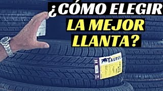 LLANTAS  CÓMO ELEGIR LA MEJOR LLANTA Velocidad Total [upl. by Sileray]