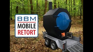 Pressvess BBMR Mobile Charcoal Retort [upl. by Eraste]