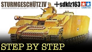 1 Sturmgeschütz IV  StuG IV Tamiya  Step by Step  Paso a Paso [upl. by Onaicnop]