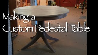 Pedestal Table Building Process by Doucette and Wolfe Furniture Makers [upl. by Aikim111]