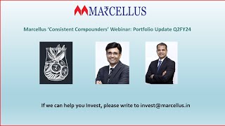 Marcellus ‘Consistent Compounders Portfolio’ CCP Webinar Portfolio Update – 2QFY24 [upl. by Roice]