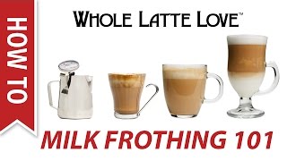 Milk Frothing for Beginners [upl. by Aneeram473]