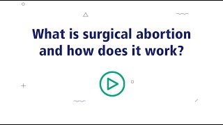 How does surgical abortion work [upl. by Lebbie]