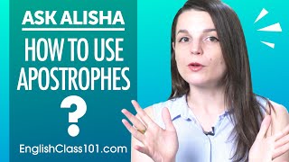 How to Use Apostrophes in English  Basic English Grammar [upl. by Gewirtz742]