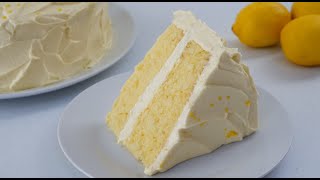 Super Moist Lemon Velvet Cake [upl. by Atiran237]