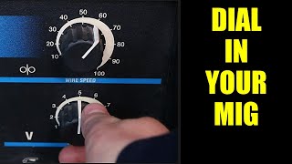 MIG Welder Settings MIG Welding Basics for Beginners [upl. by Ahsatan]