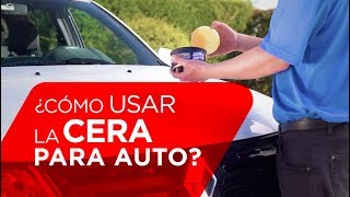 Cómo usar la cera para auto [upl. by Hillary]