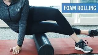 IT Band Stretches  Foam Rolling [upl. by Nobile]