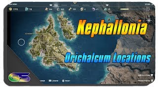 Assassins Creed Odyssey All Kephallonia Orichalcum Ore locations [upl. by Marden]