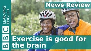 Exercise helps the brain BBC News Review [upl. by Ayote4]