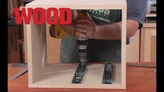 How to Install Drawer Slides in Cabinets  WOOD magazine [upl. by Einnig474]