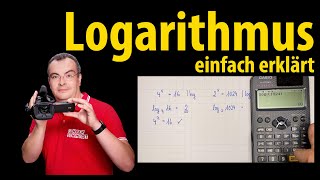 Logarithmus  einfach erklärt 10x  1000  Lehrerschmidt [upl. by Hesketh]