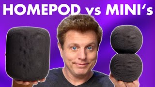 2 HomePod Mini vs 1 HomePod  Watch THIS Before You BUY [upl. by Mallin863]