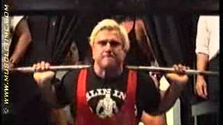 Tom Platz squats 500 Lbs for 23 reps [upl. by Moht641]