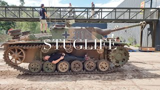 7 STUGLIFE  Driving the Sturmgeschütz III Ausf G  IN and outside VIEW [upl. by Carma]