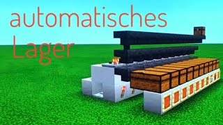 Automatisches Lager Tutorial in Minecraft [upl. by Malinde]