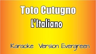 Toto Cutugno  L italiano versione Karaoke Academy Italia [upl. by Nilhsa]