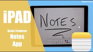 Notes App Tutorial  iPAD [upl. by Lesya]