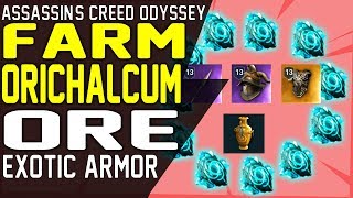 How to FARM ORICHALCUM ORE FRAGMENTS EXOTIC LEGENDARY Farming Guide Assassin’s Creed Odyssey [upl. by Younglove]