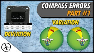 Magnetic Compass Errors Variation amp Deviation [upl. by Bourgeois]