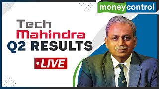 Live  Tech Mahindra Q2 Results Management On Earnings Future Outlook [upl. by Houlberg]