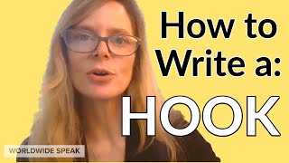 How to Write a Hook  Write Better In English  2021 [upl. by Melissa]